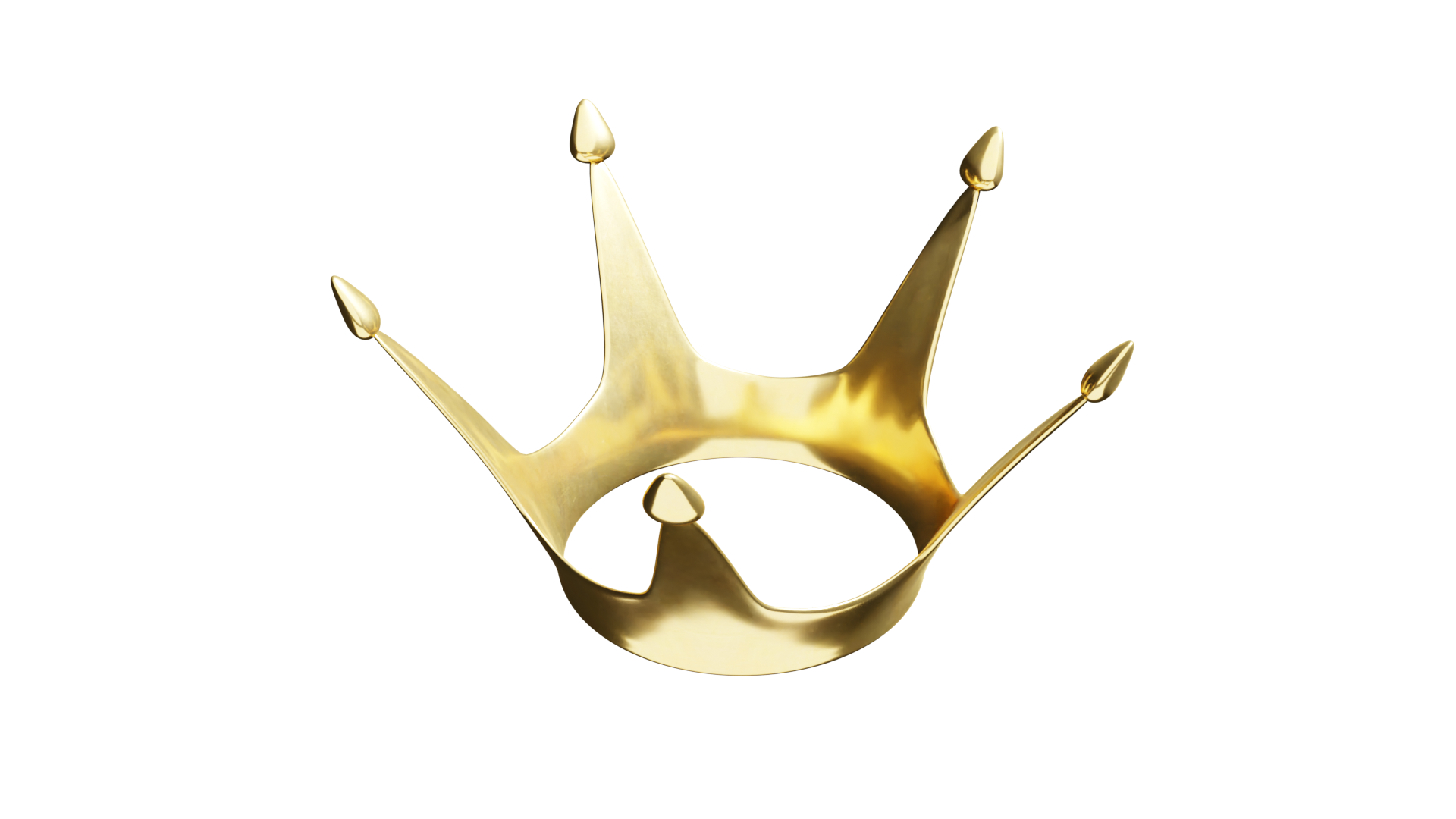 Simple gold crown preview image 2